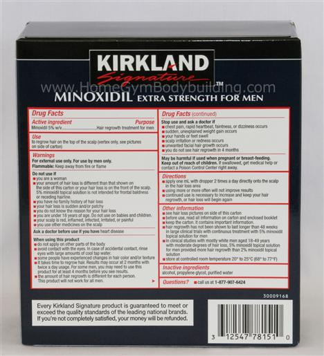kirkland minoxidil