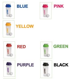 blender bottle colors