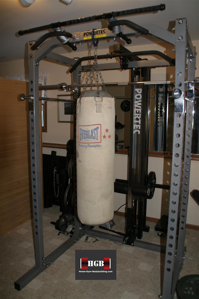 hanging homemade heavy bag stand