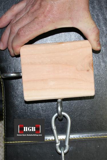 homemade pinch grip block